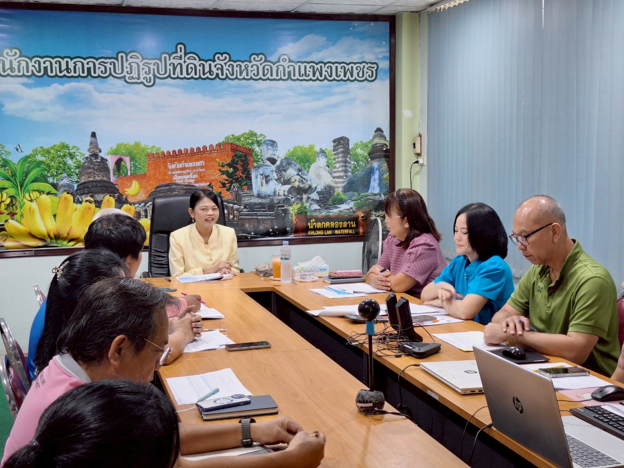 title - หัวหน้าผู้ตรวจราชการ ส.ป.ก. ประชุมตรวจราชการและติดตามความก้าวหน้าผลการดำเนินงานตามแผนการตรวจราชการของผู้ตรวจราชการ ส.ป.ก. ประจำปีงบประมาณ พ.ศ. 2568 รอบที่ 2 เขตตรวจราชการที่ 18 จังหวัดกำแพงเพชร